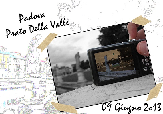 Copertina realizzata per l'album Prato della Valle