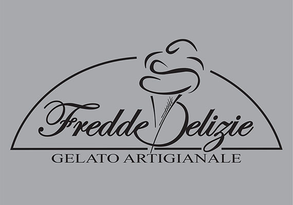 Creazione Logo gelateria artigianale Fredde Delizie a Mestre (VE)